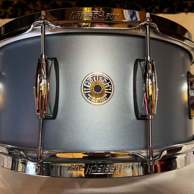 Gretsch 6.5" x 14" Brooklyn Snare Drum - Satin Ice Blue Metallic image 1