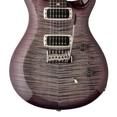 PRS S2 Custom 24-08 Faded Gray Black Purple Burst w/bag image 2