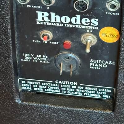 1975 Rhodes Seventythree Suitcase Model Seventythree image 4