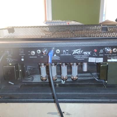 Peavey Jsx 120watt head with FS 2006ish - Chrome/black image 2