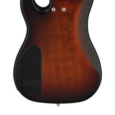 Sadowsky MetroLine 21-Fret Hybrid PJ Bass 4 String, Swamp Ash Body, Almond Sunburst Transparent Satin image 8
