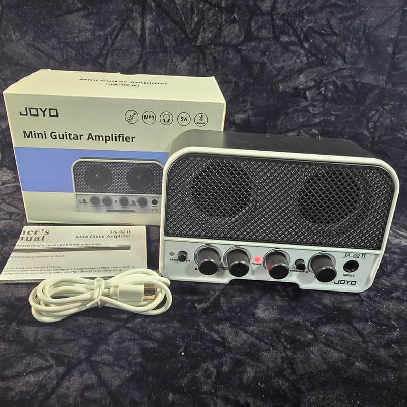 Joyo JA-02 II 5 Watt Mini Guitar Amp with Bluetooth and Rechargeable Battery Black image 1