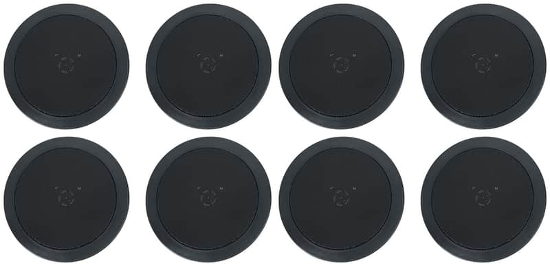 8 Rockville HC55-16 Black 5.25" 300 Watt In-Ceiling Home Theater Speakers 16 Ohm image 1