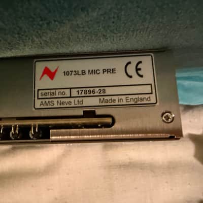 AMS Neve 1073LB 500 Series Mic Preamp Module 2010s Blue image 2