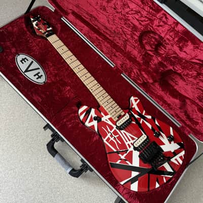 EVH WOLFGANG LIMITED EDITION 2015 - Red - Black - White Striped Eddie Van Halen Custom shop image 6
