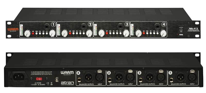 Warm Audio WA-412 Four Channel Mic Pre image 1