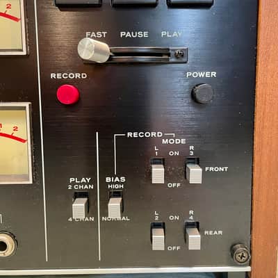 TEAC A-2340 1/4" 4-Track Reel to Reel Tape Recorder 1970s - Silver image 10