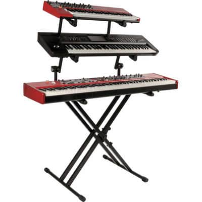 Quiklok QL623 Stand clavier X double, 3 niveaux - noir image 3