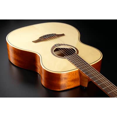 Lag T88A Tramontane 88 Auditorium Solid Spruce Top Khaya Neck 6-String Acoustic Guitar image 7