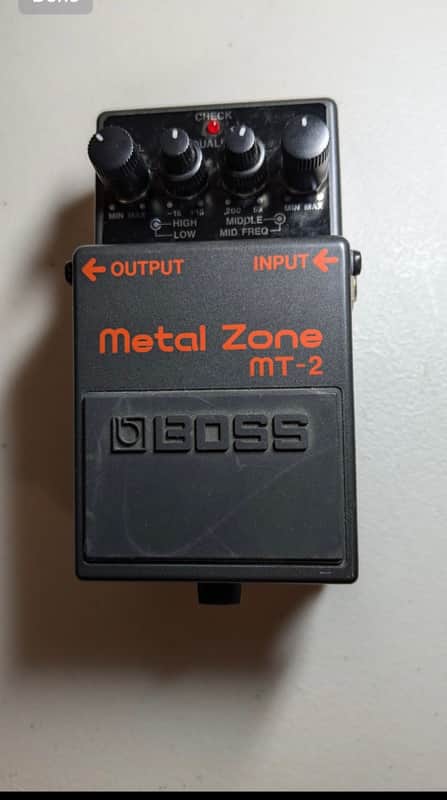 Boss MT-2 Metal Zone (Silver Label) 1991 - Present - Black image 1