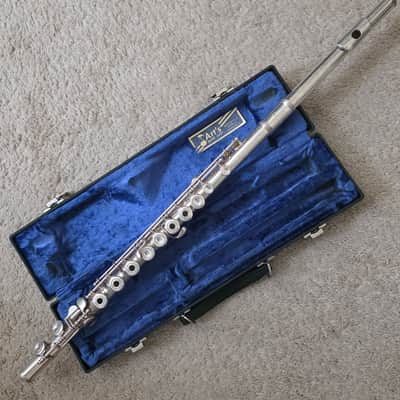 DeFord USA (Emerson) Flute Open Hole Uncommon Model C Foot Inline G & Case- Read image 12