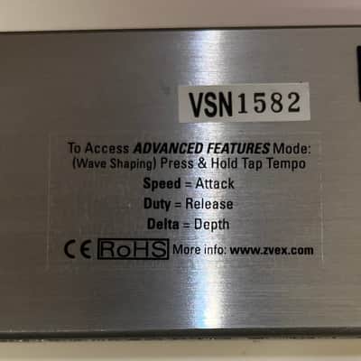 Zvex Vexter Series Sonar Tremolo with Tap Tempo 2010 Silver  PLAYED BY PAUL HINOJOS (At The Drive-In & The Mars Volta) FREE ATDI MERCH BUNDLE INCLUDED! image 2