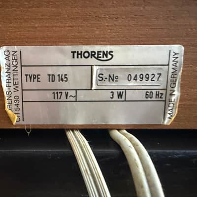 Thorens TD 145 1980 - Wood grain image 7