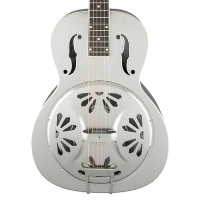 Gretsch G9221 Bobtail Steel Round-Neck A/E Steel Body Resonator Guitar image 1
