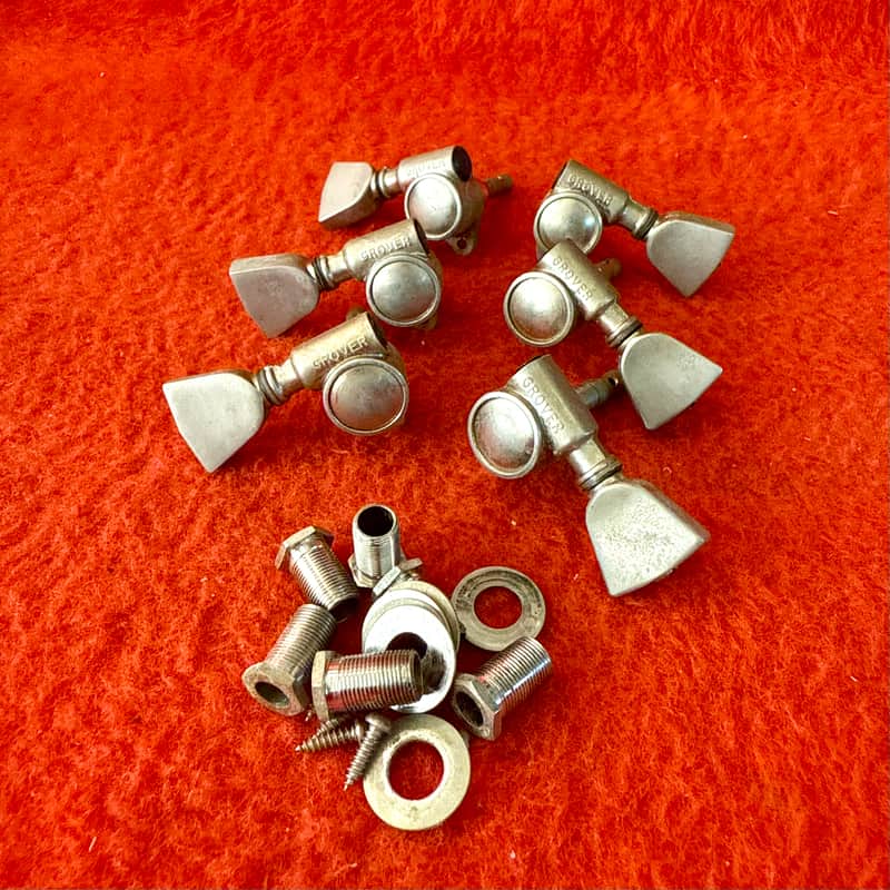 1970 Grover Tulip guitar tuners Nickel