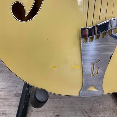 Gretsch 6189 Streamliner 1955 - 1957 - Bamboo Yellow with Copper Mist Back image 4