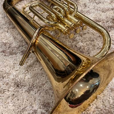 Yamaha YEP-201 Standard Euphonium 2010s - Lacquered Brass image 9