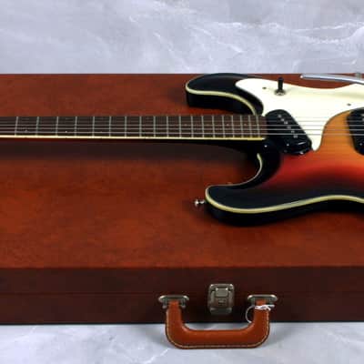 Mosrite Joe Maphis 1959 sunburst; rare set-neck, side-jack, bound body, very early model image 3