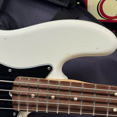 Fender American Performer Jazz Bass 4-string J-Bass with Gig Bag 2019 - Arctic White / Rosewood fingerboard image 2