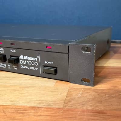 Maxon DM1000 Rack Mount Digital Delay 1980s Gray image 4
