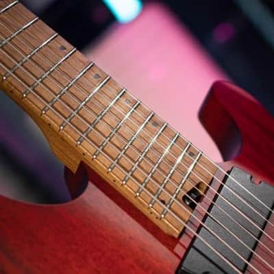 Cort KX307MS 7-String Multi-Scale (25.5Ã‚ 27Ã‚) - Open Pore Mahogany image 12