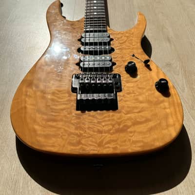 Ibanez USA Custom UCEWQM Exotic Woods 1992 - Natural image 13