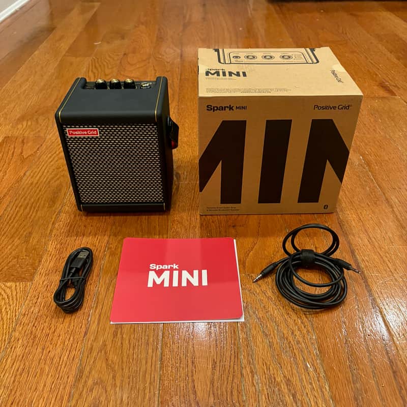 Positive Grid Spark MINI Portable Digital Modeling Guitar Practice Amp 2022 - Present - Black image 1