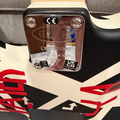 EVH Striped Series "Circles/See Ya" 2024 - Present - Satin Black/White image 6