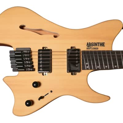 BootLegger Guitar Jazz Absinthe 2025 Fanned Frets Headless Matte image 6