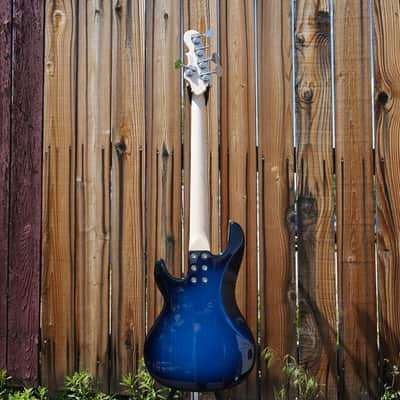 G&L USA Fullerton Deluxe Kiloton 5 Blueburst/Maple Neck 5-String Electric Bass Guitar w/ Deluxe Gig Bag (2025) image 3