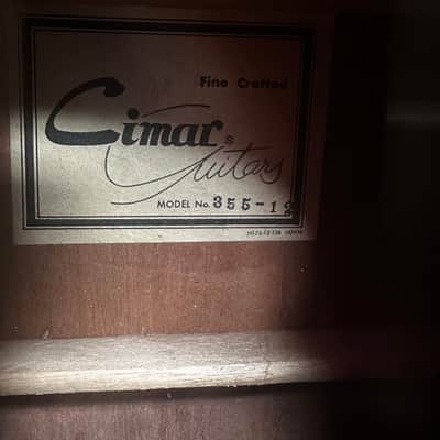 Cimar Fine Crafted Acoustic Guitar 12 Strings 355-12 Made In Japan image 8