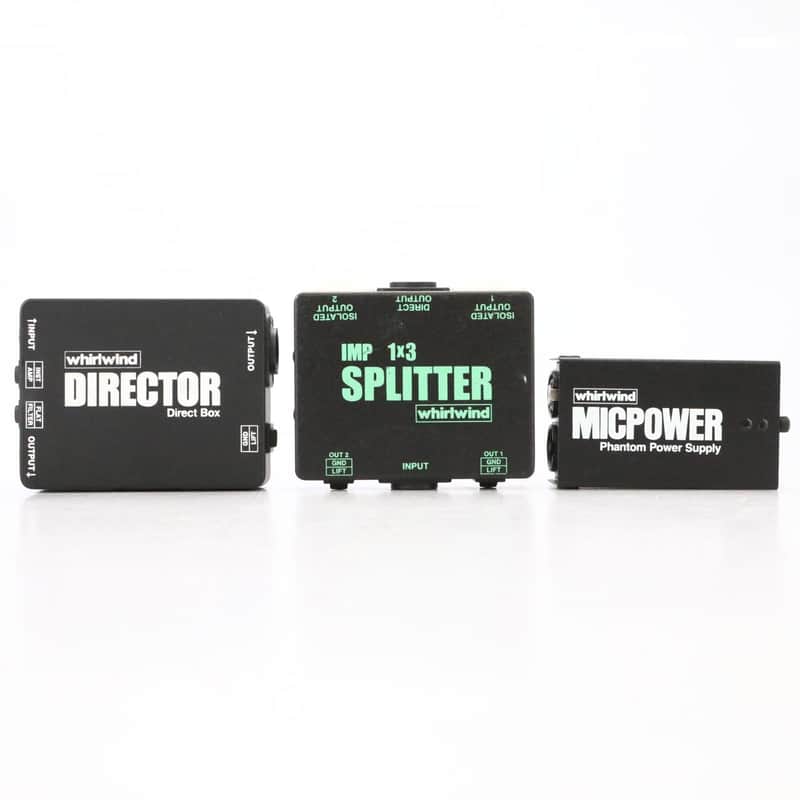Whirlwind SP1X3 IMP 1x3 Mic Splitter & Director DI Micpower Phantom Power #46666 image 1