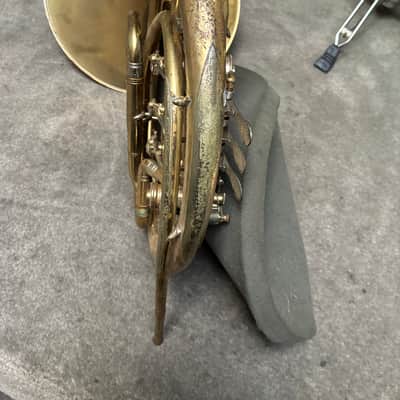King H.N. White French Horn Double 1959? - Gold Laquer image 14