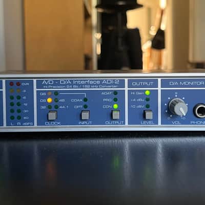 RME ADI-2 AD/DA Converter 2010s - Silver/Blue image 1