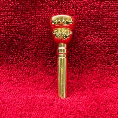 Schilke 13 A4A Cornet/Piccolo mouthpiece Gold Plated image 1