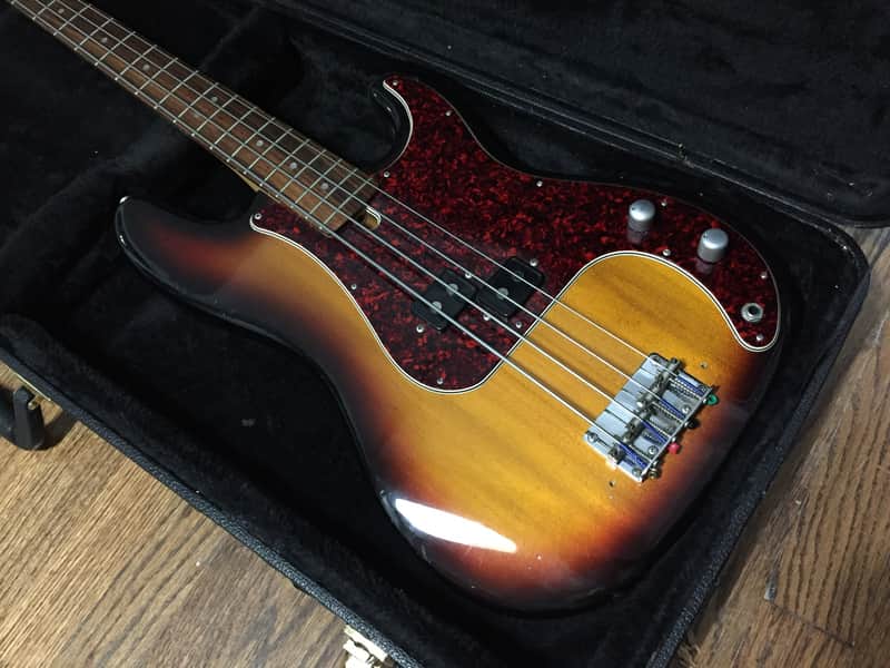 Vintage MIJ Pan Precision Bass early 70's Sunburst Univox image 1