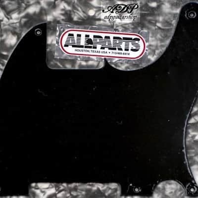 Esquire Pickguard All Parts US 1 ply 5 holes Black .060" image 1