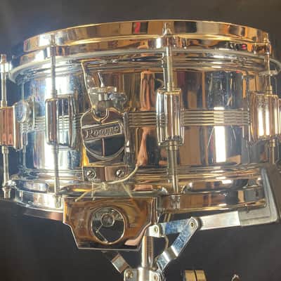 Rogers - 1978 Nine Piece Memriloc Drum Set. Excellent! - White Bild 14