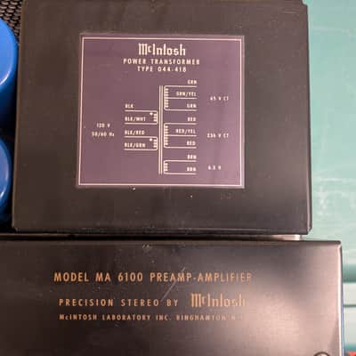 McIntosh MA6100 70-Watt Stereo Solid State Integrated Amplifier 1972 - 1979 - Black image 3