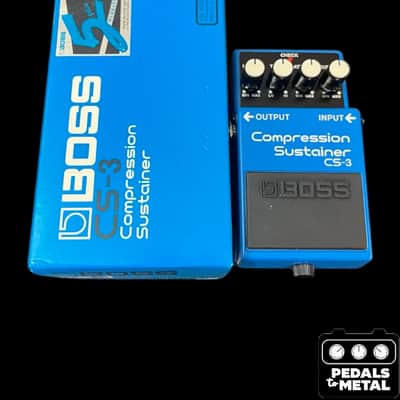Boss CS-3 Compression Sustainer (Black Label) 1986 - 1992 - Blue - X18826 image 1