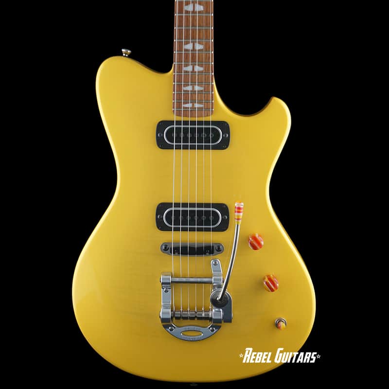Powers Electric A-Type Select Flame Transparent in Saffron Yellow Metallic image 1