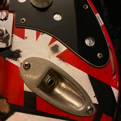 Custom Van Halen 1982 Frankenstrat EVH Frankenstein replica image 4