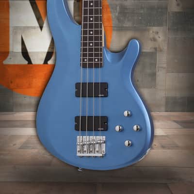 Schecter C-4 Deluxe Electric Bass - Satin Metallic Light Blue (585) image 1