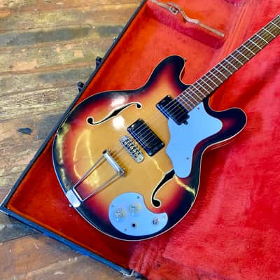 Mosrite Celebrity III c 1967 Sunburst original vintage USA 1966 Mosley image 3