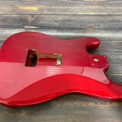 80s FERNANDES FST-80 Stratocaster Type Alder Body Candy Apple Red Made in Japan image 15