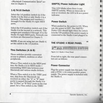 Opcode Studio Four Manual on DVD 1999 image 5