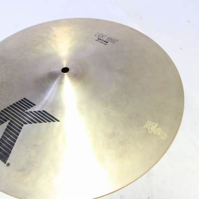 ZILDJIAN K ZILDJIAN 15" LIGHT HI-HAT pair 1178/1432g Zildjian Hi-Hat Cymbals (07/13) image 12