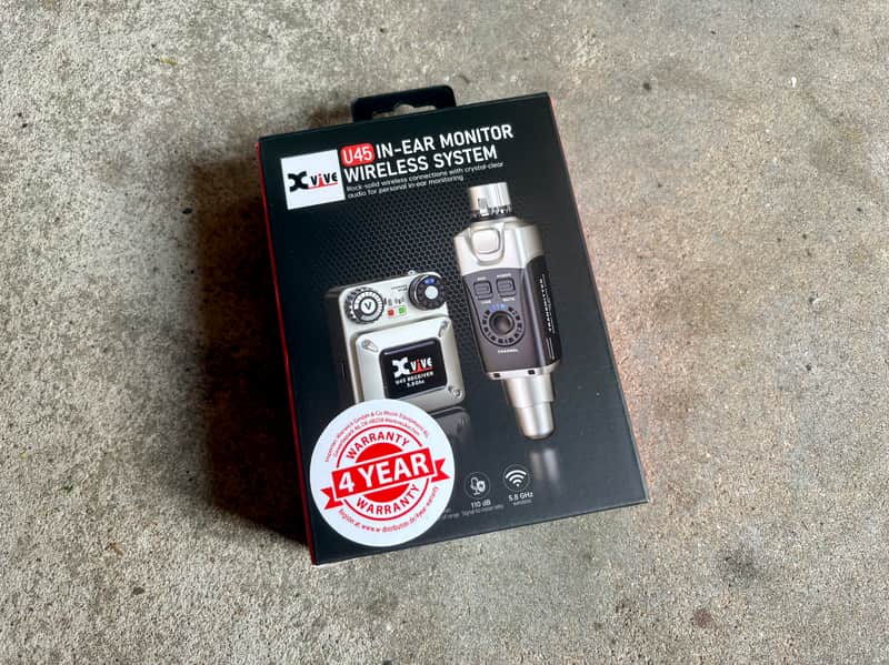 Xvive U45 In-Ear Monitor Wireless 2025 - Silver image 1