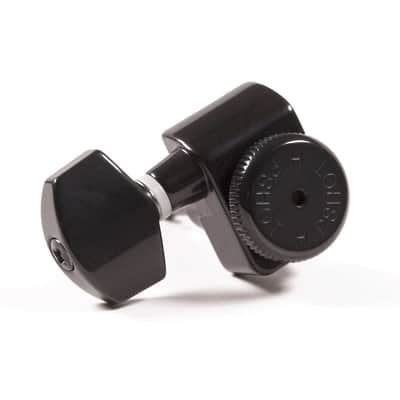 Hipshot Fender Drop-in Upgrade Directrofit locking 2-pin tuner kit, Black Lefty