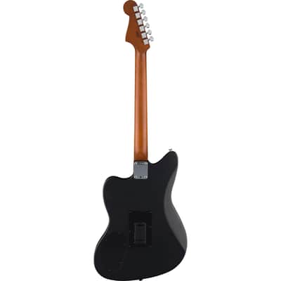 Fender Acoustasonic Standard Jazzmaster Black - Acoustic Guitar image 2